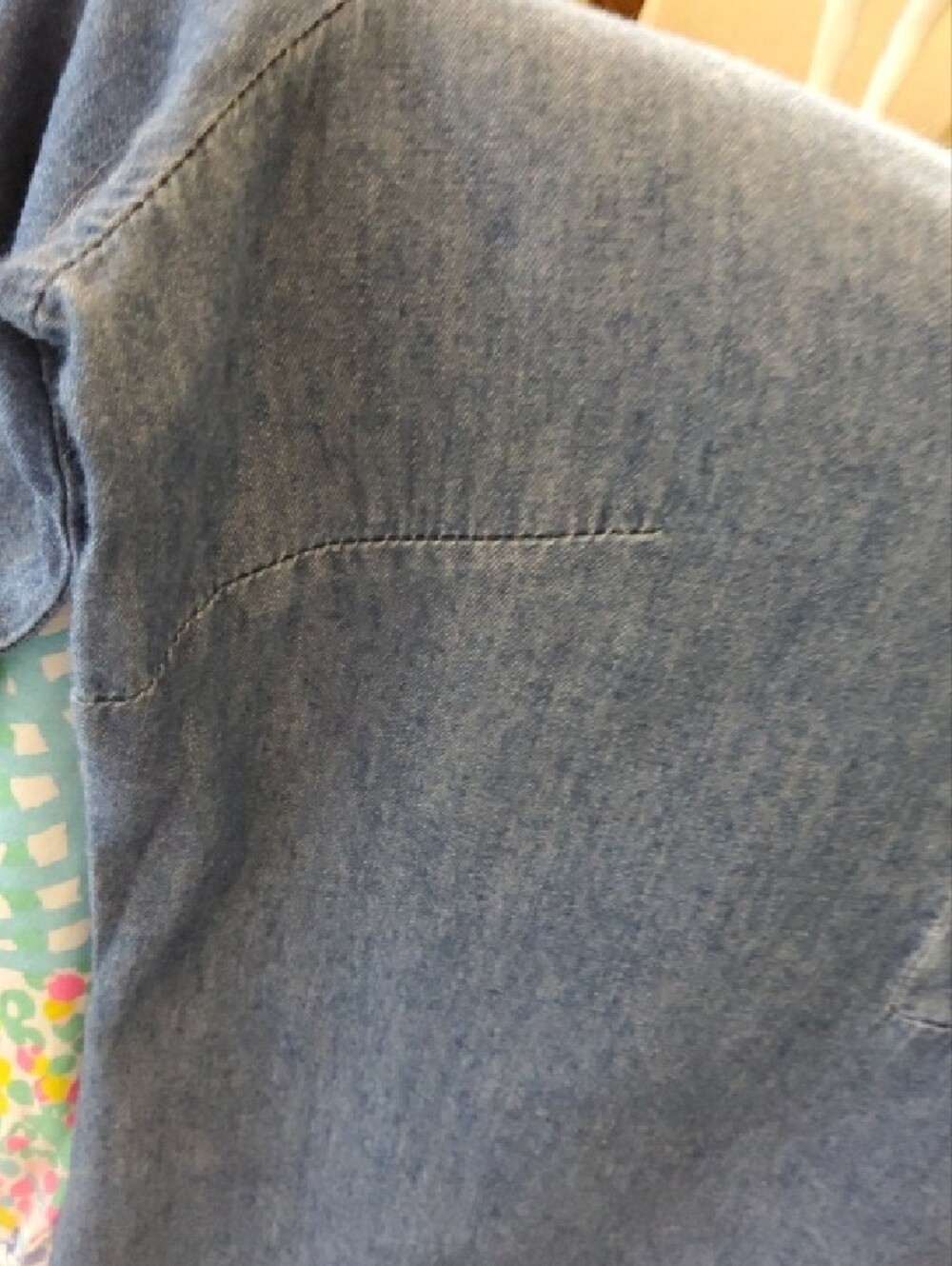 Reba Blue Denim Dress - Picture 5 of 7